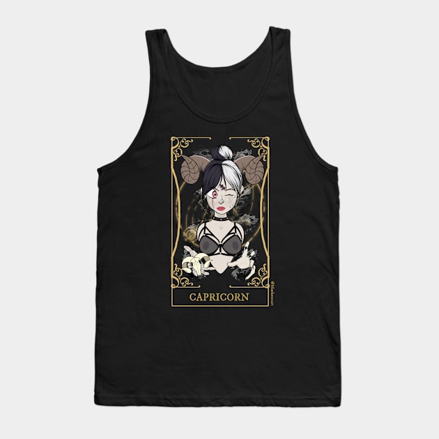 Capricorn zodiac sign Tank Top by marko0z